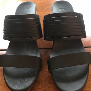 Teva Black Wedges